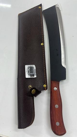FACA SANTOKU EM AÇO CIRÚRGICO INOX DE COZINHA ARTESANAL LUATEK