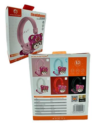 FONE DE OUVIDO HEADPHONES HIFI CUTE GIRL JOY HMASTON