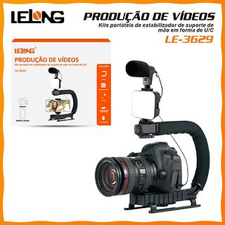 KIT DE PORTATEIS DE ESTABILIZADOR PARA PRODUÇAO DE VIDEO LELONG