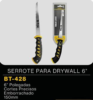 SERROTE DRYWALL 6'' B-TEK FERRAMENTAS