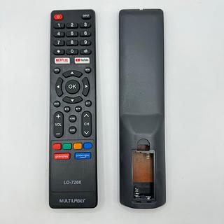 CONTROLE REMOTO MULTILAZER LCD COM NETFLIX/YOUTUBE/GLOBOPLAY/PRIME VIDEO LEON GTS