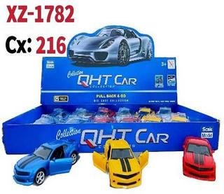 CARRINHO DE FERRO QHT CAR COLLECTION PULL BACK E GO