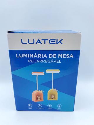 LUMINARIA DE MESA RECARREGAVEL LUATEK