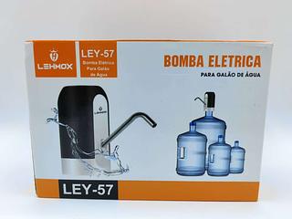 BOMBA ELETRICA PARA GALAO DE AGUA LEHMOX