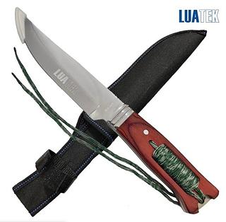 FACA AÇO INOX LUA TEK SLK-25 CABO MADEIRA E CORDINHA (30CM)