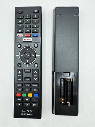 CONTROLE REMOTO TV LED MULTILAZER COM NETFLIX/YOUTUBE/GLOBOPLAY/PRIME VIDEO LELONG