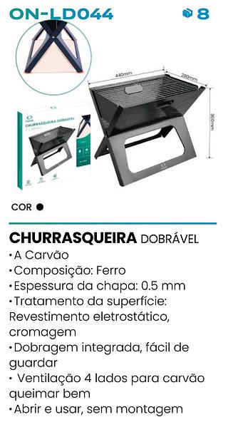 CHURRASQUEIRA DOBRAVEL A CARVAO ONISTEK