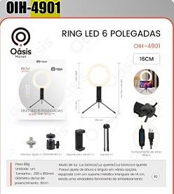 RING LED 6 POLEGADAS 16CM OÀSIS MARKET