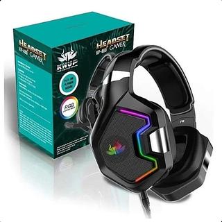HEADSET GAMER RGB LIGHTING MODE KNUP