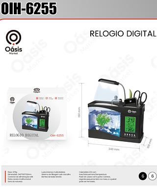RELOGIO DIGITAL DE MESA COM SUPORTE OASIS