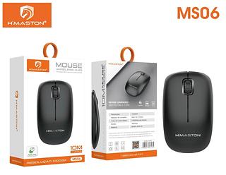 MOUSE SEM FIO WIRELESS+2.4G RESOLUÇAO 1000DPI H'MASTON