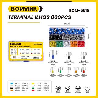 KIT TERMINAL ELETRICO 200PÇS BOMVINK