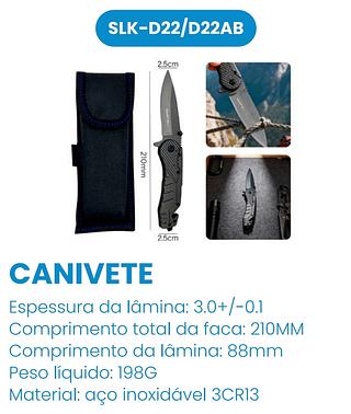 CANIVETE MULTIFUNCIONAL CAMPING LUATEK