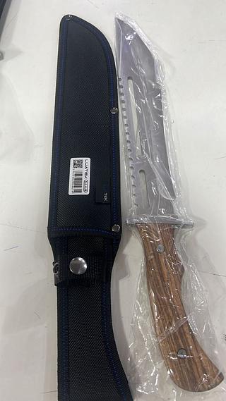 FACA MULTIUSO FULL TANG EM AÇO INOXIDÁVEL PARA CAÇA, PESCA E CHURRASCO