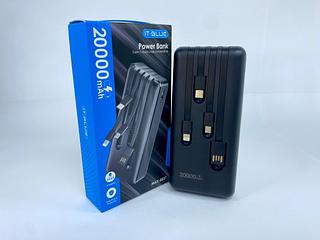 POWER BANK 20000MAH 4 SAIDAS IT-BLUE