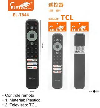 CONTROLE REMOTO TCL ELETRO