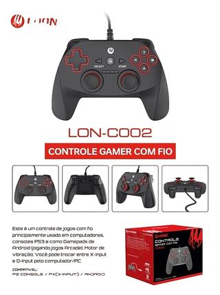 CONTROLE GAMER COM FIO P3 PX ANDROID LOONG