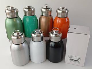 MINI GARRAFA TÉRMICA INOXIDÁVEL 304 300ML TOMATE