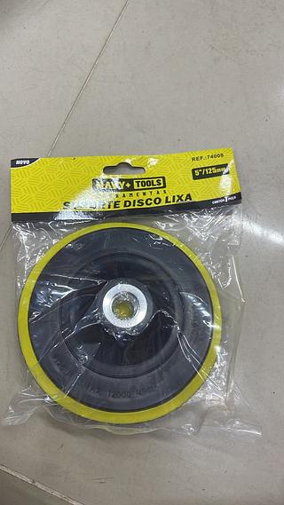 SUPORTE DISCO LIXA 5''/125MM NAVY+TOOLS