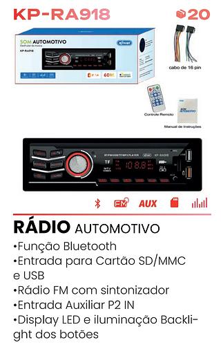 SOM AUTOMOTIVO 60W X 4 KNUP