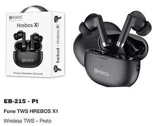 FONE DE OUVIDO X1 HREBOS PREMIUM