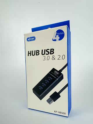 HUB USB 3.0 & 2.0 4 PORTAS KNUP