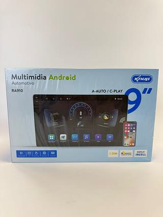 MULTIMIDIA ANDROID AUTOMOTIVO 9 A-AUTO C-PLAY KNUP