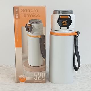 GARRAFA TERMICA 520ML 55º 304 AÇO INOXIDÁVEL