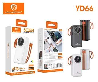 CARREGADOR POWER BANK PORTATIL 30000MAH 22.5W MAX HMASTON