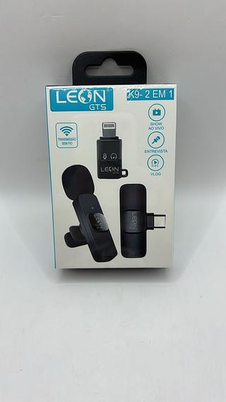 MICROFONE TRASMISSAO SEM FIO IP-TC LEON GTS