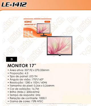 MONITOR 17`` 4:3 60HZ LELONG