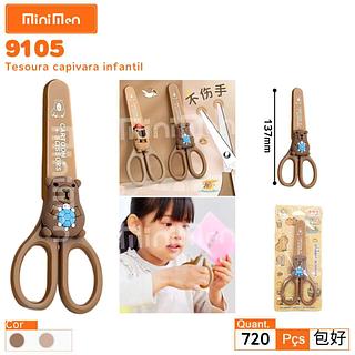 MINI TESOURA PERSONALIZADA CAPIVARA CARTOON SCISSORS MINIMEN