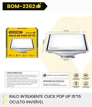 RALO DE PISO 15*15 BOMVINK
