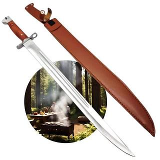 Facão Tático Estilo Baioneta com Lâmina de 4mm Resistente e Versátil