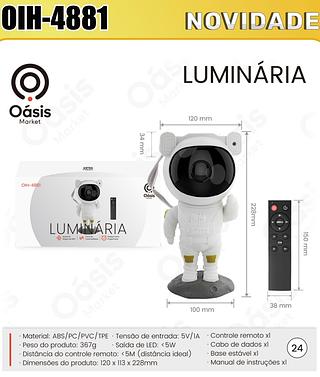 LUMINÁRIA ASTRONAUTA OÀSIS MARKET