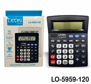 CALCULADORA ELETRONICA 12 DIGITOS LEON