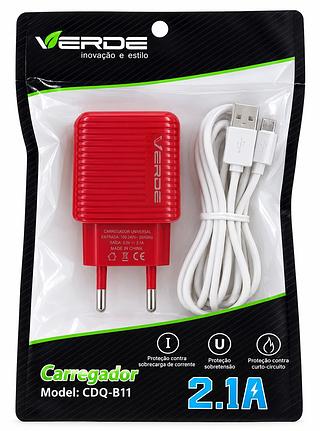 CARREGADOR ADAPTADOR VERDE