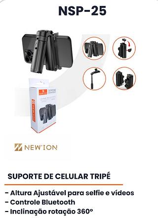 TRIPOD SELFIE STICK 37CM EXTENSION-TYPE NEW'ION