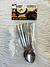 CONJUNTO DE COLHERES INOX 6 UNIDADES TALHERES DE INOX NAV+HOME