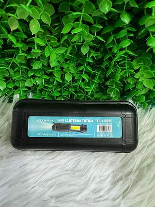 EC6318 LANTERNA TATICA T6+COB RECARREGAVEL ECOODA