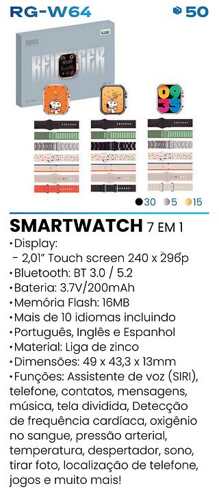 RELOGIO SMARTWATCH 49MM 7+1 REVENGER