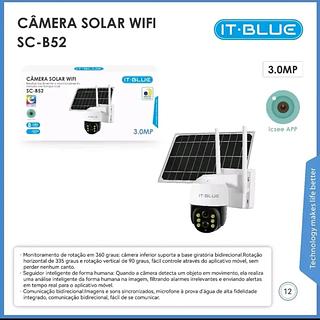 CAMERA SOLAR WIFI 3.0MP IT-BLUE