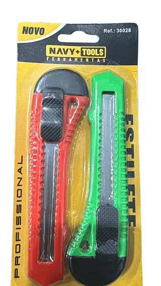 KIT DE ESTILETE 2 PEÇAS NAVY+TOOLS