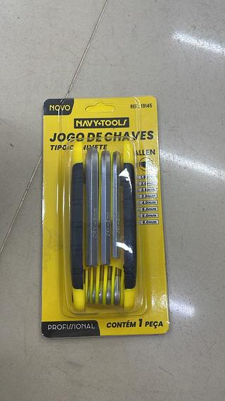 JOGO DE CHAVES TIPO CANIVETE NAVY+TOOLS