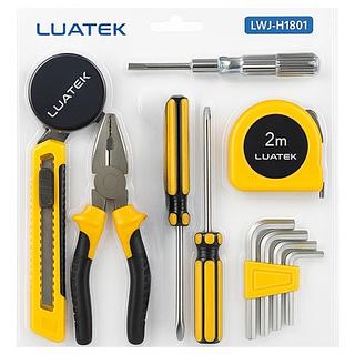 KIT DE FERRAMENTA COM 12 PEÇAS LUATEK