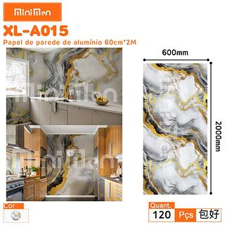 PAPEL DE PAREDE 60CMX2M ALUMINUM FOIL STICKER