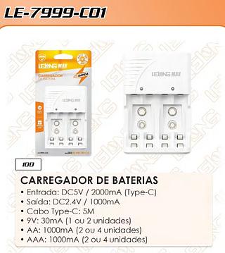 CARREGADOR DE BATERIAS LELONG MAX