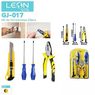 KIT DE FERRAMENTA COM 4 PEÇAS LEON