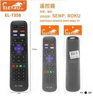 CONTROLE REMOTO SEMP.ROKU TV ELETRO