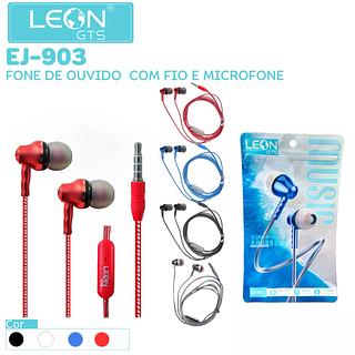 FONE DE OUVIDO ESTEREO JACK DE PORTA DE 3.5MM LEON GTS